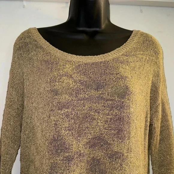 Katherine Barclay Montrel Open Knit Pullover Sweater Top - Picture 2 of 6